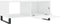 vidaXL - Salontafel - 90x50x40 - cm - bewerkt - hout - hoogglans - wit