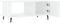 vidaXL - Salontafel - 90x50x40 - cm - bewerkt - hout - hoogglans - wit