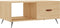 vidaXL - Salontafel - 90x50x40 - cm - bewerkt - hout - sonoma - eikenkleurig