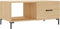 vidaXL - Salontafel - 90x50x40 - cm - bewerkt - hout - sonoma - eikenkleurig