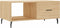 vidaXL - Salontafel - 90x50x40 - cm - bewerkt - hout - sonoma - eikenkleurig