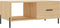 vidaXL - Salontafel - 90x50x40 - cm - bewerkt - hout - sonoma - eikenkleurig
