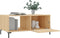 vidaXL - Salontafel - 90x50x40 - cm - bewerkt - hout - sonoma - eikenkleurig