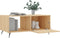 vidaXL - Salontafel - 90x50x40 - cm - bewerkt - hout - sonoma - eikenkleurig