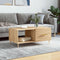 vidaXL - Salontafel - 90x50x40 - cm - bewerkt - hout - sonoma - eikenkleurig