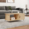 vidaXL - Salontafel - 90x50x40 - cm - bewerkt - hout - sonoma - eikenkleurig