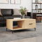 vidaXL - Salontafel - 90x50x40 - cm - bewerkt - hout - sonoma - eikenkleurig