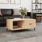 vidaXL - Salontafel - 90x50x40 - cm - bewerkt - hout - sonoma - eikenkleurig