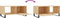 vidaXL - Salontafel - 90x50x40 - cm - bewerkt - hout - sonoma - eikenkleurig