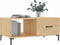 vidaXL - Salontafel - 90x50x40 - cm - bewerkt - hout - sonoma - eikenkleurig