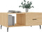 vidaXL - Salontafel - 90x50x40 - cm - bewerkt - hout - sonoma - eikenkleurig