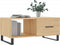 vidaXL - Salontafel - 90x50x40 - cm - bewerkt - hout - sonoma - eikenkleurig