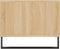 vidaXL - Salontafel - 90x50x40 - cm - bewerkt - hout - sonoma - eikenkleurig