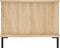 vidaXL - Salontafel - 90x50x40 - cm - bewerkt - hout - sonoma - eikenkleurig