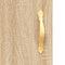 vidaXL - Salontafel - 90x50x40 - cm - bewerkt - hout - sonoma - eikenkleurig
