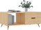 vidaXL - Salontafel - 90x50x40 - cm - bewerkt - hout - sonoma - eikenkleurig