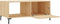 vidaXL - Salontafel - 90x50x40 - cm - bewerkt - hout - sonoma - eikenkleurig