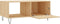 vidaXL - Salontafel - 90x50x40 - cm - bewerkt - hout - sonoma - eikenkleurig