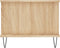 vidaXL - Salontafel - 90x50x40 - cm - bewerkt - hout - sonoma - eikenkleurig