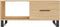 vidaXL - Salontafel - 90x50x40 - cm - bewerkt - hout - sonoma - eikenkleurig