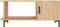 vidaXL - Salontafel - 90x50x40 - cm - bewerkt - hout - sonoma - eikenkleurig