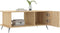 vidaXL - Salontafel - 90x50x40 - cm - bewerkt - hout - sonoma - eikenkleurig
