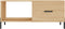 vidaXL - Salontafel - 90x50x40 - cm - bewerkt - hout - sonoma - eikenkleurig