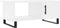 vidaXL - Salontafel - 90x50x40 - cm - bewerkt - hout - wit