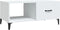 vidaXL - Salontafel - 90x50x40 - cm - bewerkt - hout - wit