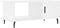 vidaXL - Salontafel - 90x50x40 - cm - bewerkt - hout - wit
