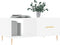 vidaXL - Salontafel - 90x50x40 - cm - bewerkt - hout - wit