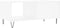 vidaXL - Salontafel - 90x50x40 - cm - bewerkt - hout - wit