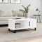 vidaXL - Salontafel - 90x50x40 - cm - bewerkt - hout - wit