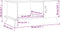 vidaXL - Salontafel - 90x50x40 - cm - bewerkt - hout - wit