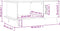 vidaXL - Salontafel - 90x50x40 - cm - bewerkt - hout - wit