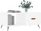 vidaXL - Salontafel - 90x50x40 - cm - bewerkt - hout - wit