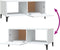 vidaXL - Salontafel - 90x50x40 - cm - bewerkt - hout - wit