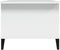 vidaXL - Salontafel - 90x50x40 - cm - bewerkt - hout - wit