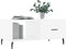 vidaXL - Salontafel - 90x50x40 - cm - bewerkt - hout - wit