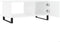 vidaXL - Salontafel - 90x50x40 - cm - bewerkt - hout - wit