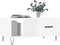 vidaXL - Salontafel - 90x50x40 - cm - bewerkt - hout - wit