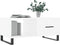 vidaXL - Salontafel - 90x50x40 - cm - bewerkt - hout - wit