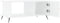 vidaXL - Salontafel - 90x50x40 - cm - bewerkt - hout - wit