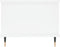 vidaXL - Salontafel - 90x50x40 - cm - bewerkt - hout - wit