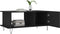 vidaXL - Salontafel - 90x50x40 - cm - bewerkt - hout - zwart