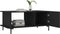vidaXL - Salontafel - 90x50x40 - cm - bewerkt - hout - zwart