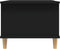 vidaXL - Salontafel - 90x50x40 - cm - bewerkt - hout - zwart