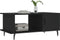 vidaXL - Salontafel - 90x50x40 - cm - bewerkt - hout - zwart