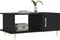 vidaXL - Salontafel - 90x50x40 - cm - bewerkt - hout - zwart