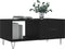 vidaXL - Salontafel - 90x50x40 - cm - bewerkt - hout - zwart